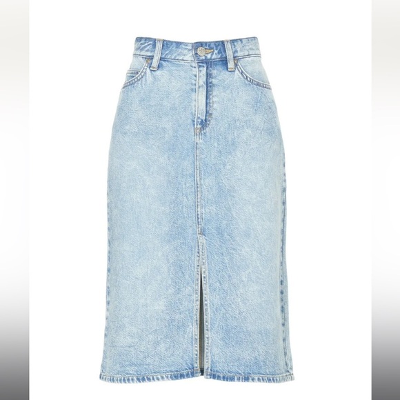 LEE Mid Rise Denim Skirt, RTR - Picture 5 of 11